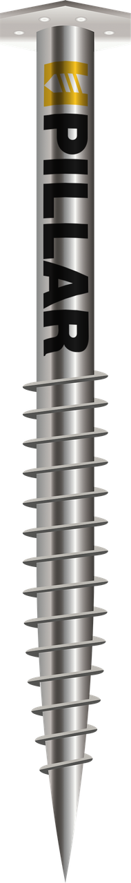 

Геошуруп PILLAR FH 89x3.5x4500мм t 1500мм