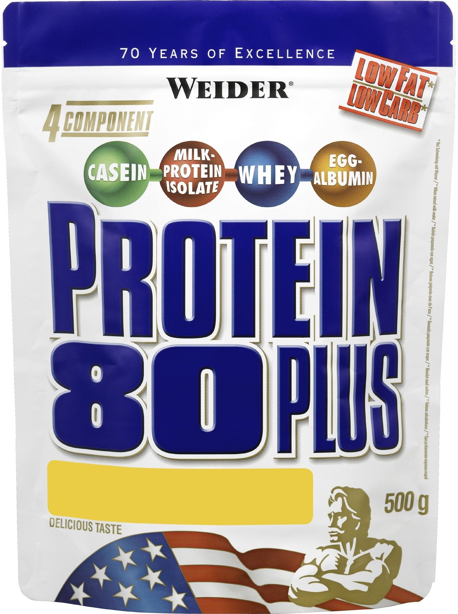

Протеин Weider Protein 80 Plus 500 g /16 servings/ Coconut 500 г