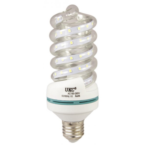 Лампа светодиодная лампочка LED 24W E27 спиральная – фото, отзывы ...