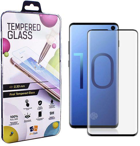 

Защитное стекло Drobak для Samsung Galaxy S10 Black