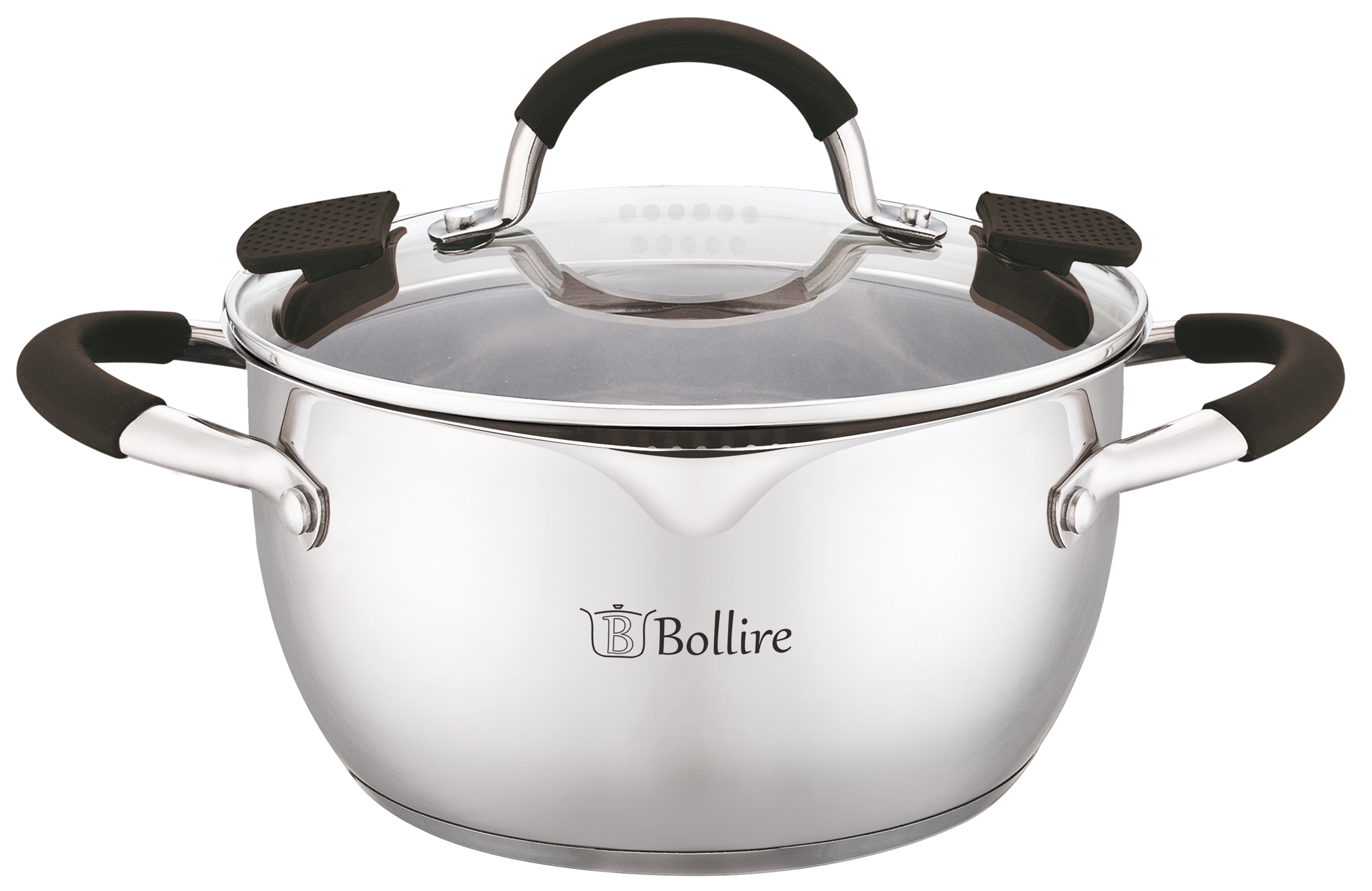

Кастрюля Bollire с крышкой 2.5 л (BR-2403)