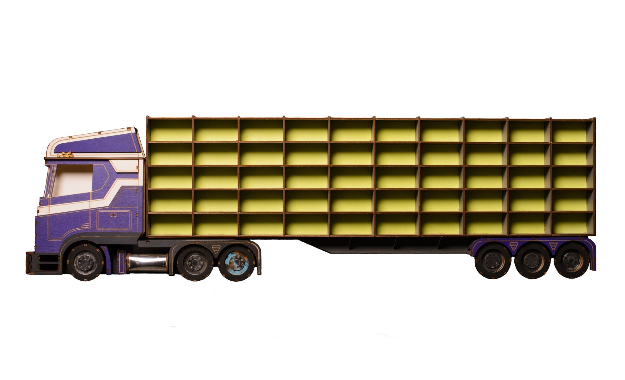

Полка European Truck для 50 моделей Hot Wheels Wooden Gifts №ET50-С2