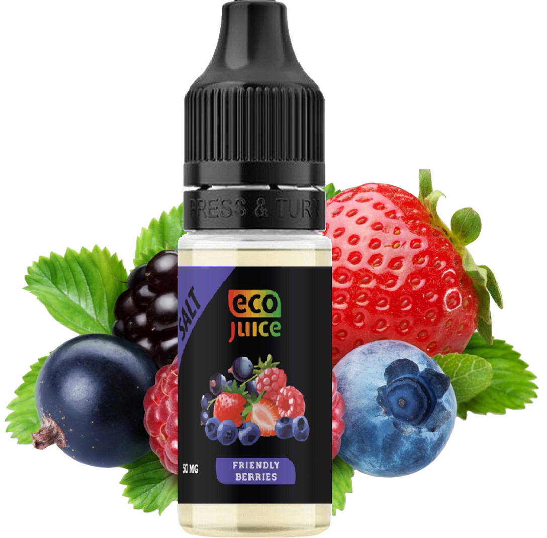Жидкость для POD систем Eco Juice Salt Friendly Berries 50 мг 10 мл ...