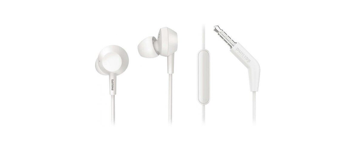 

Наушники Philips TAE4105 In-ear Mic White