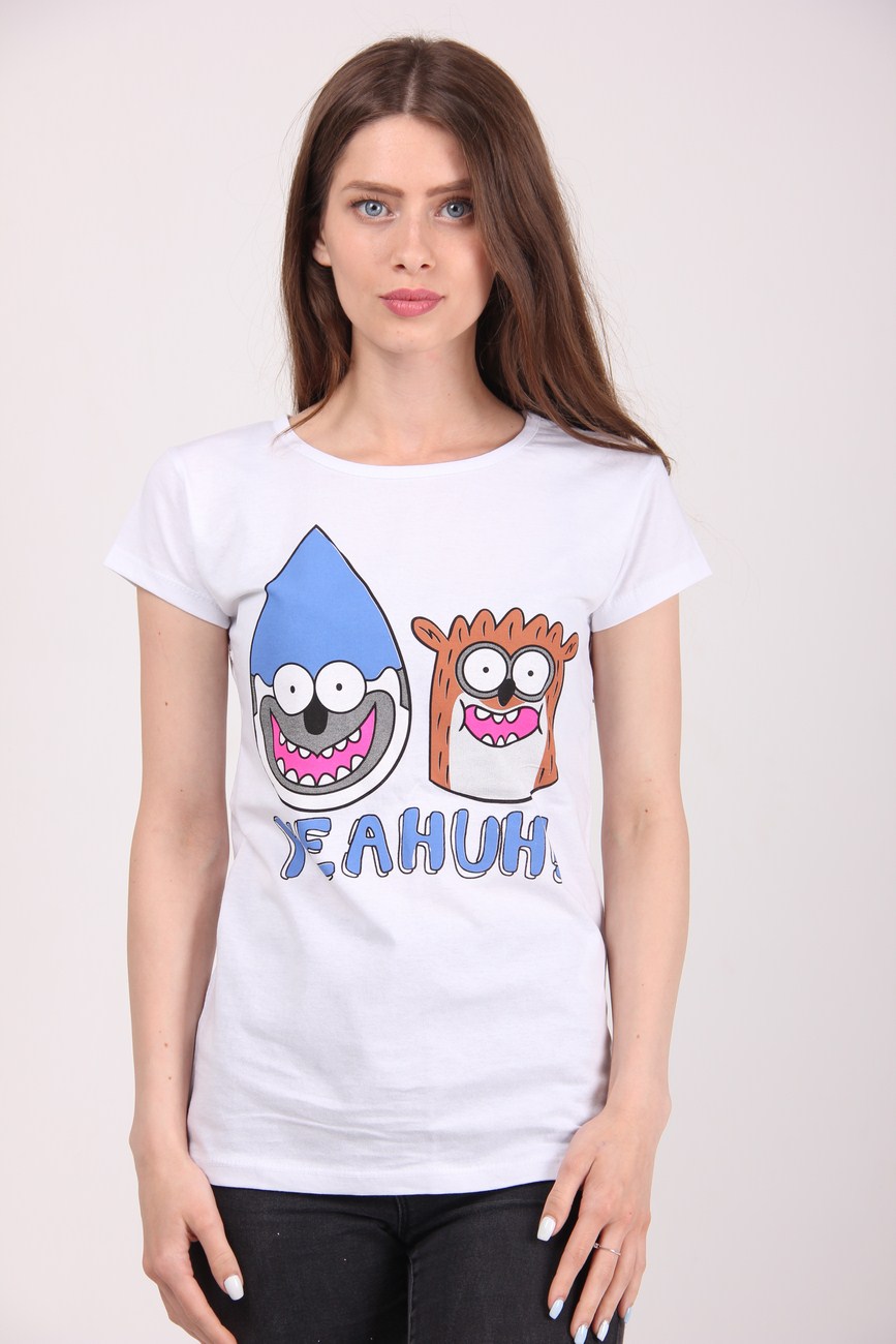 

Футболка женская Poncik 427 с принтом (Белый, Футболка женская Poncik 427 с принтом (Белый L)