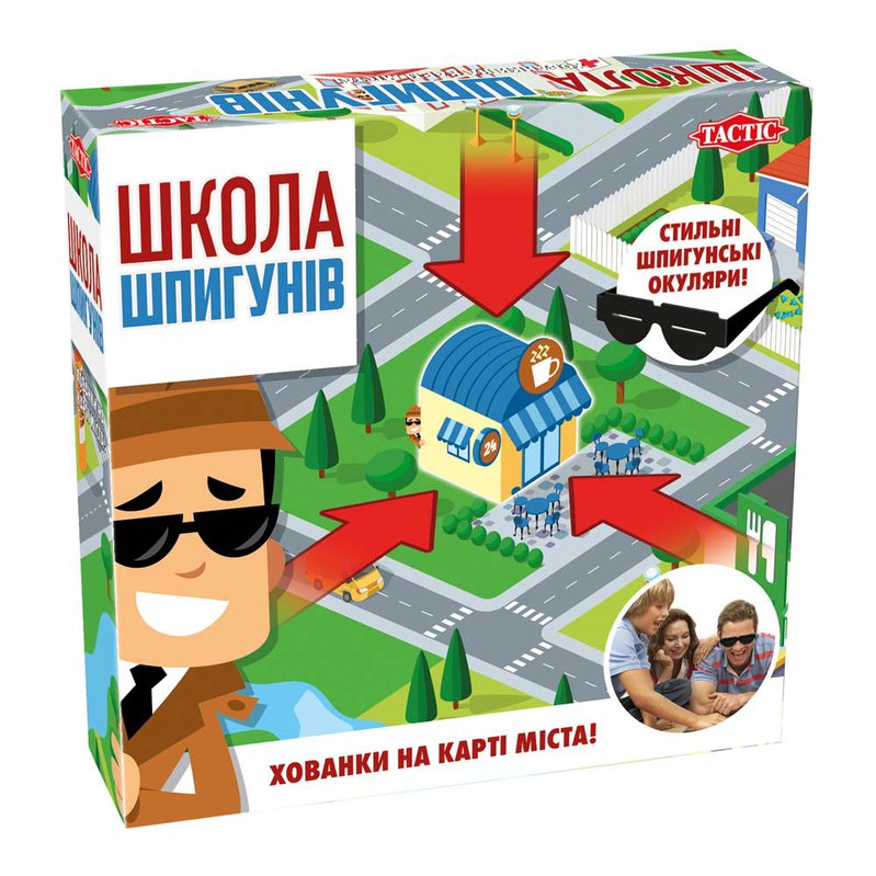 

Настольная игра Tactic Школа шпионов (на украинском языке)