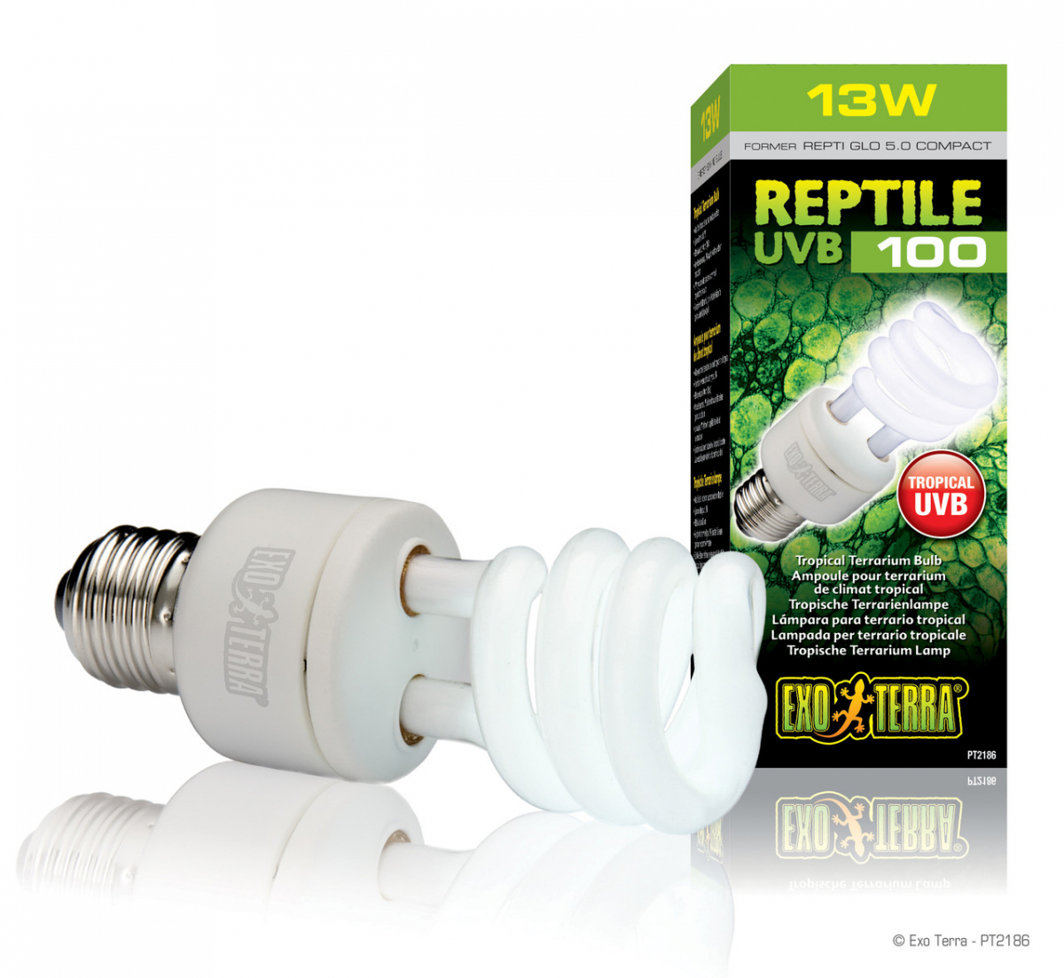 

Лампа Hagen Repti GLO 5.0/13 Вт UVB100 Е27