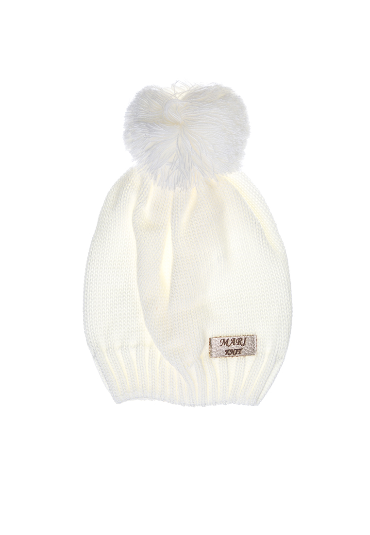 

Демисезонная шапка для девочки Mari-Knit 0804-01 р50 48см шампань 57131