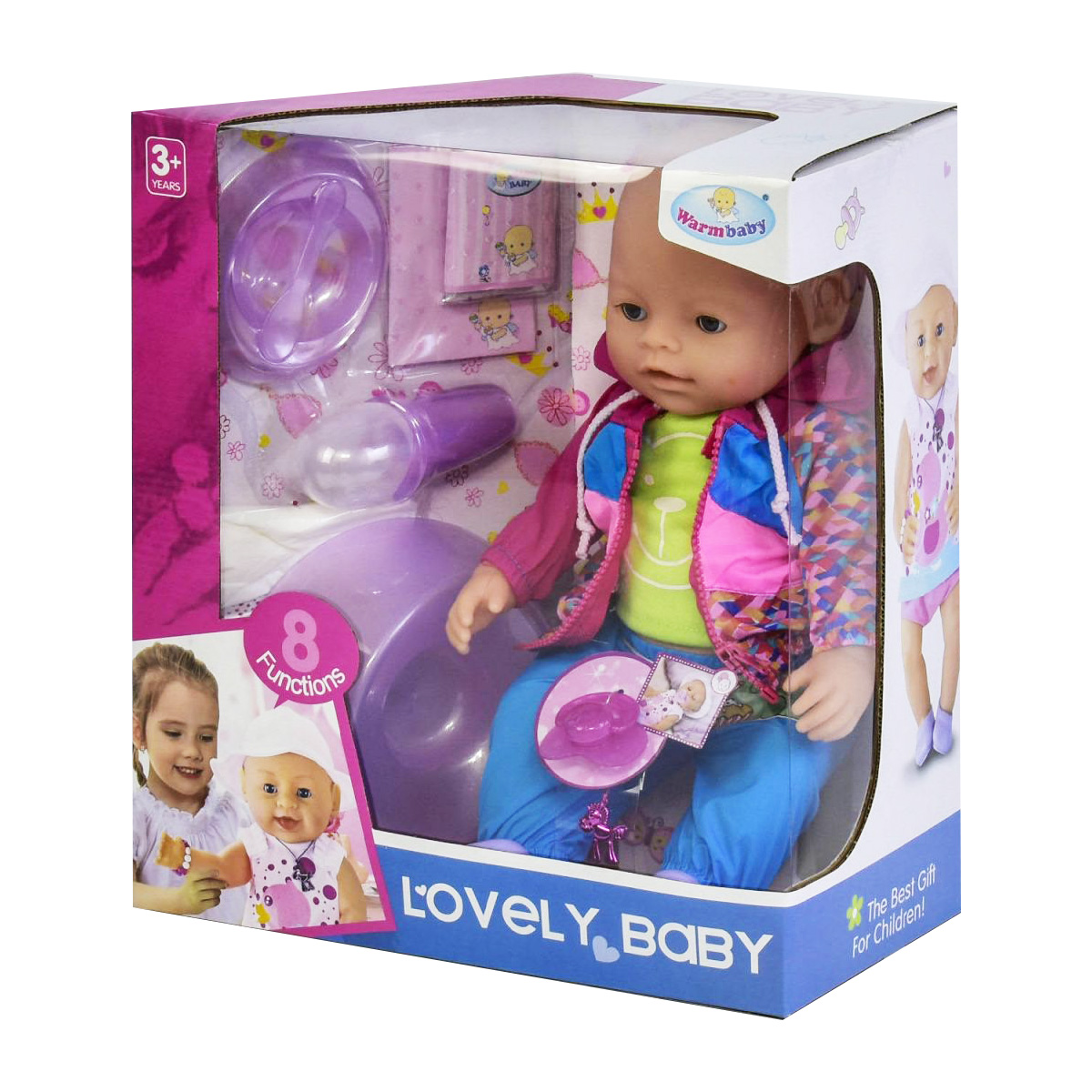 

Функциональный пупс Lovely Baby Warm Baby (8040-487) (56284)