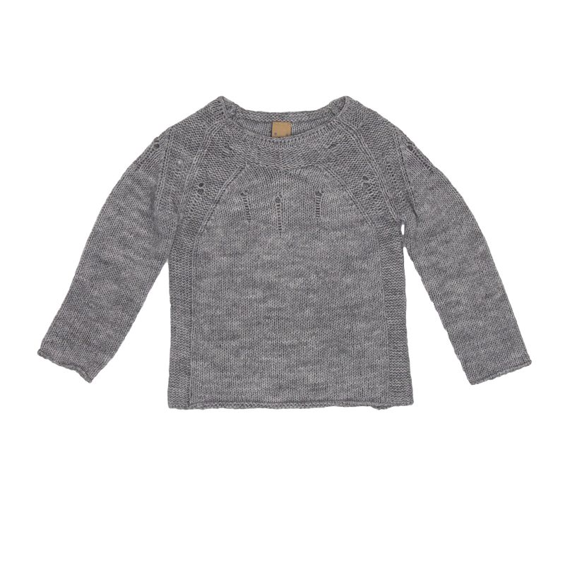 

Джемпер с узорами PLEASE kids 152 см Серый NB02230G/0103