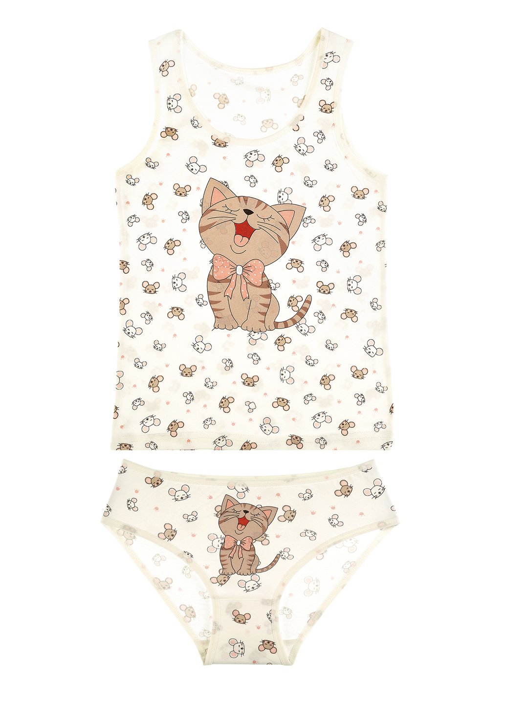 

Комплект білизни (майка + трусики) Donella 122-128см (49679PF/41679PF-1) - 6/7р.