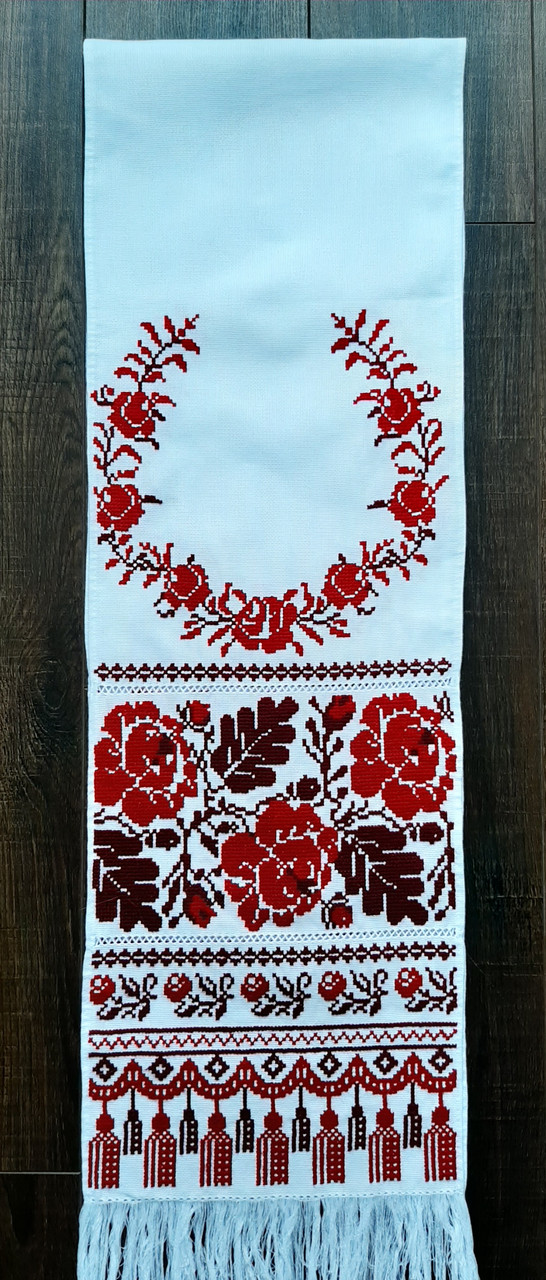 

Свадебный рушник вышитый 2,15*0,33м 2,15В05