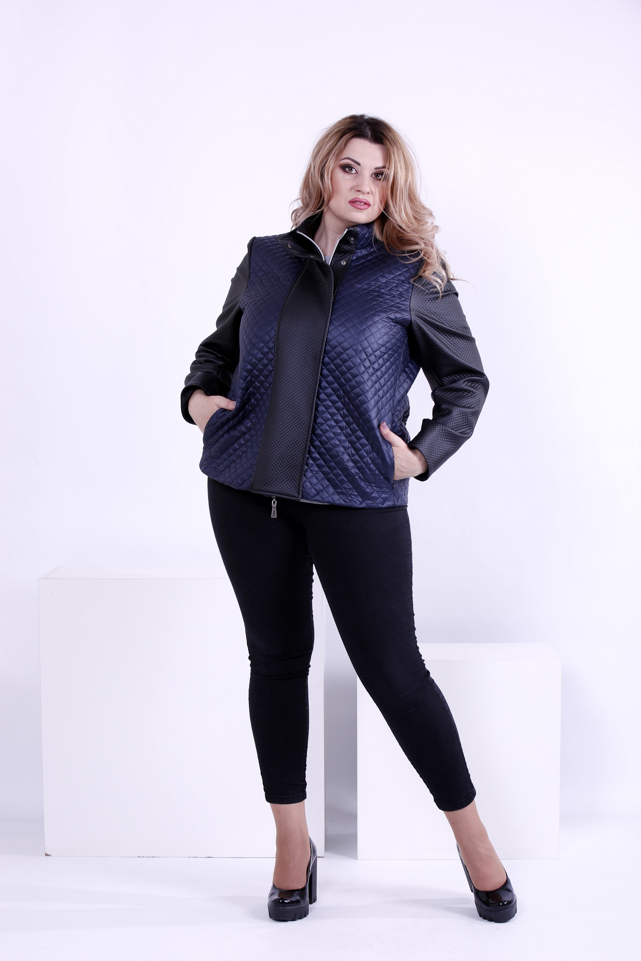 

Куртка GARRY-STAR t0877-2  Синий, Черный, Куртка GARRY-STAR t0877-2 60 Синий, Черный
