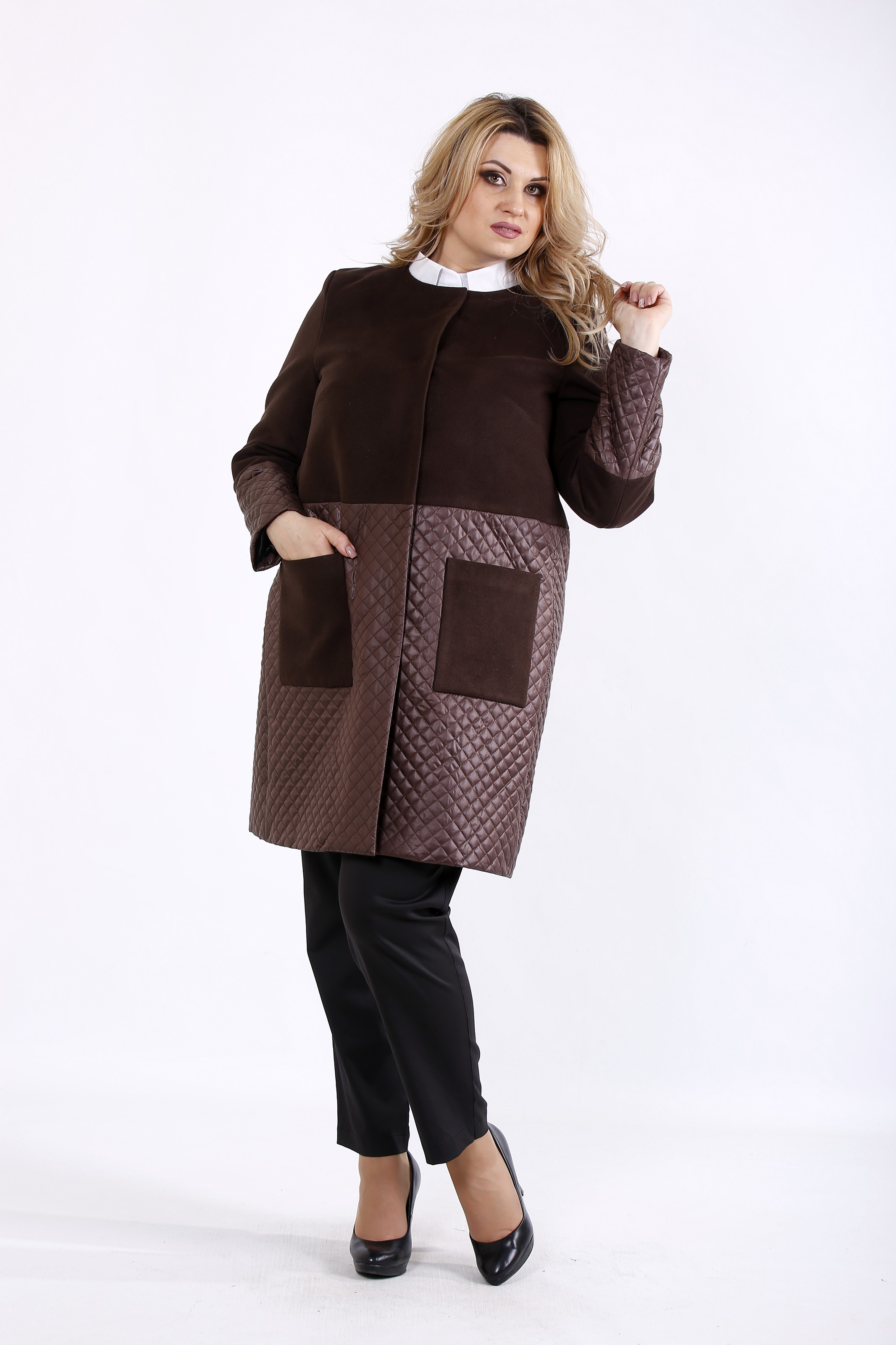 

Пальто GARRY-STAR t01090-3  Коричневый, Пальто GARRY-STAR t01090-3 56 Коричневый