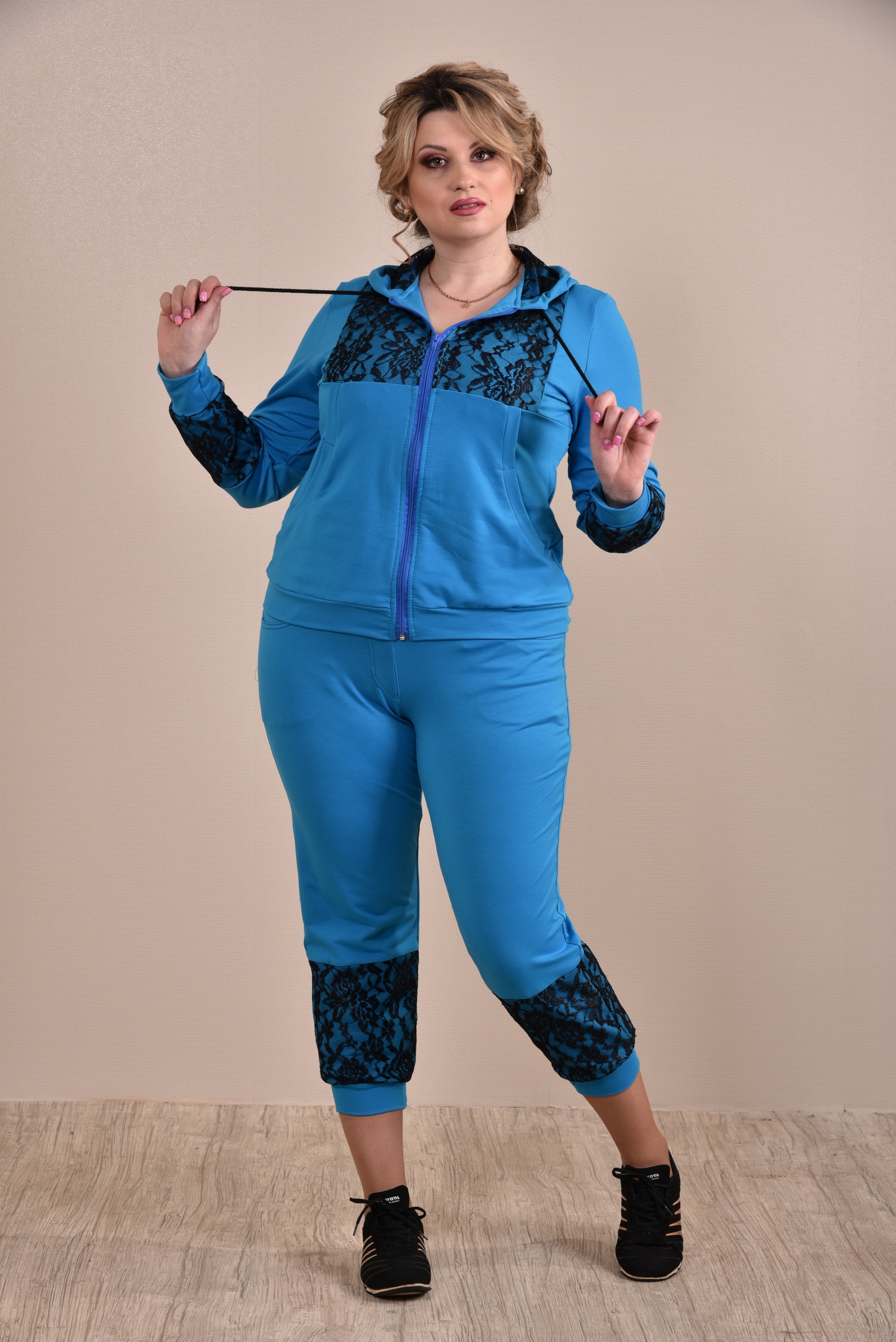 

Спортивный костюм GARRY-STAR 0253-3 56 Синий, Черный