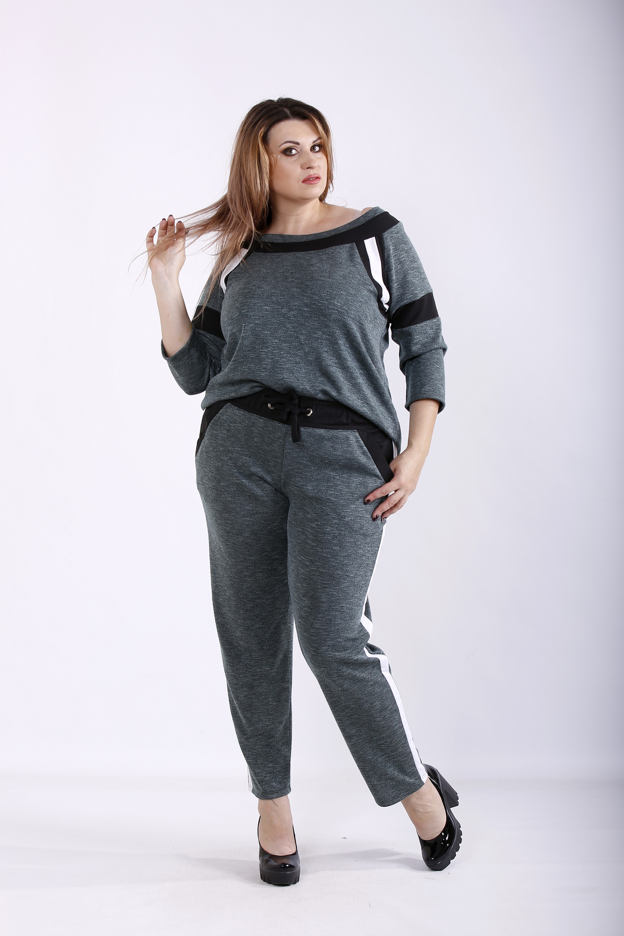

Спортивный костюм GARRY-STAR 01252-3  Серый, Спортивный костюм GARRY-STAR 01252-3 74 Серый