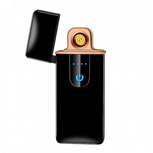 

Спиральная электрическая USB зажигалка ZGP 5 Чёрная