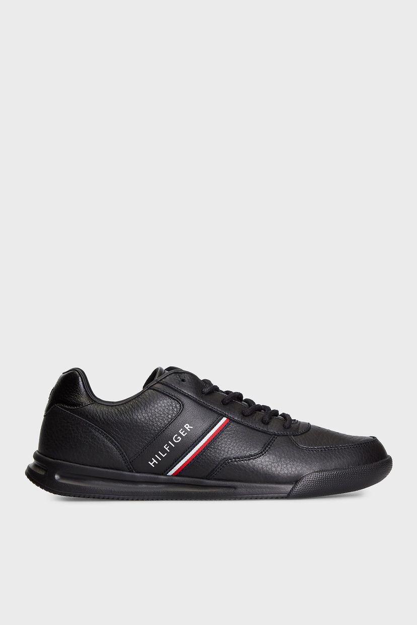 

Мужские черные кожаные кроссовки Tommy Hilfiger 43 FM0FM02988
