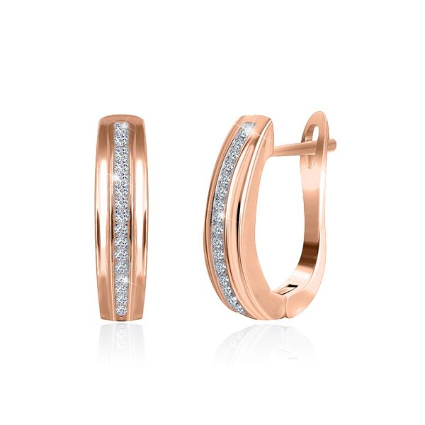 

Позолоченные серьги "Cavalier"