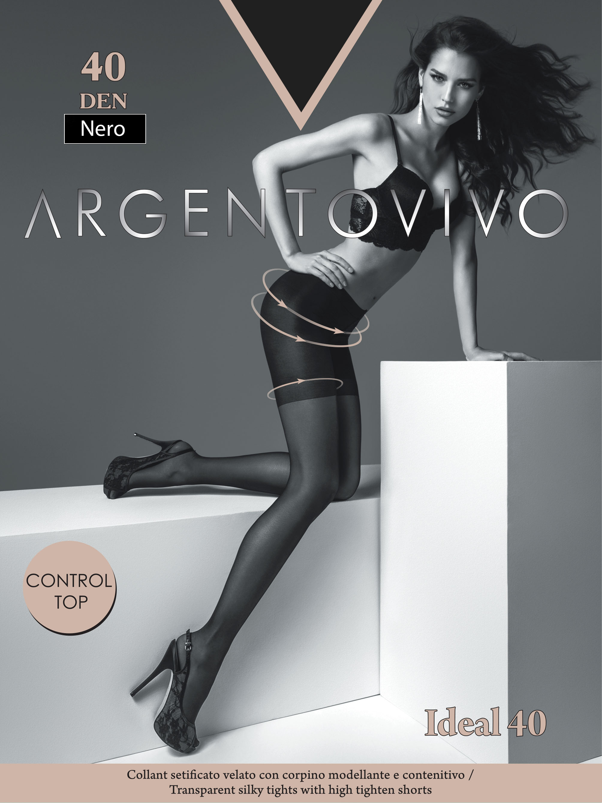 

Колготки Argentovivo Ideal 40 Den 2 р Nero