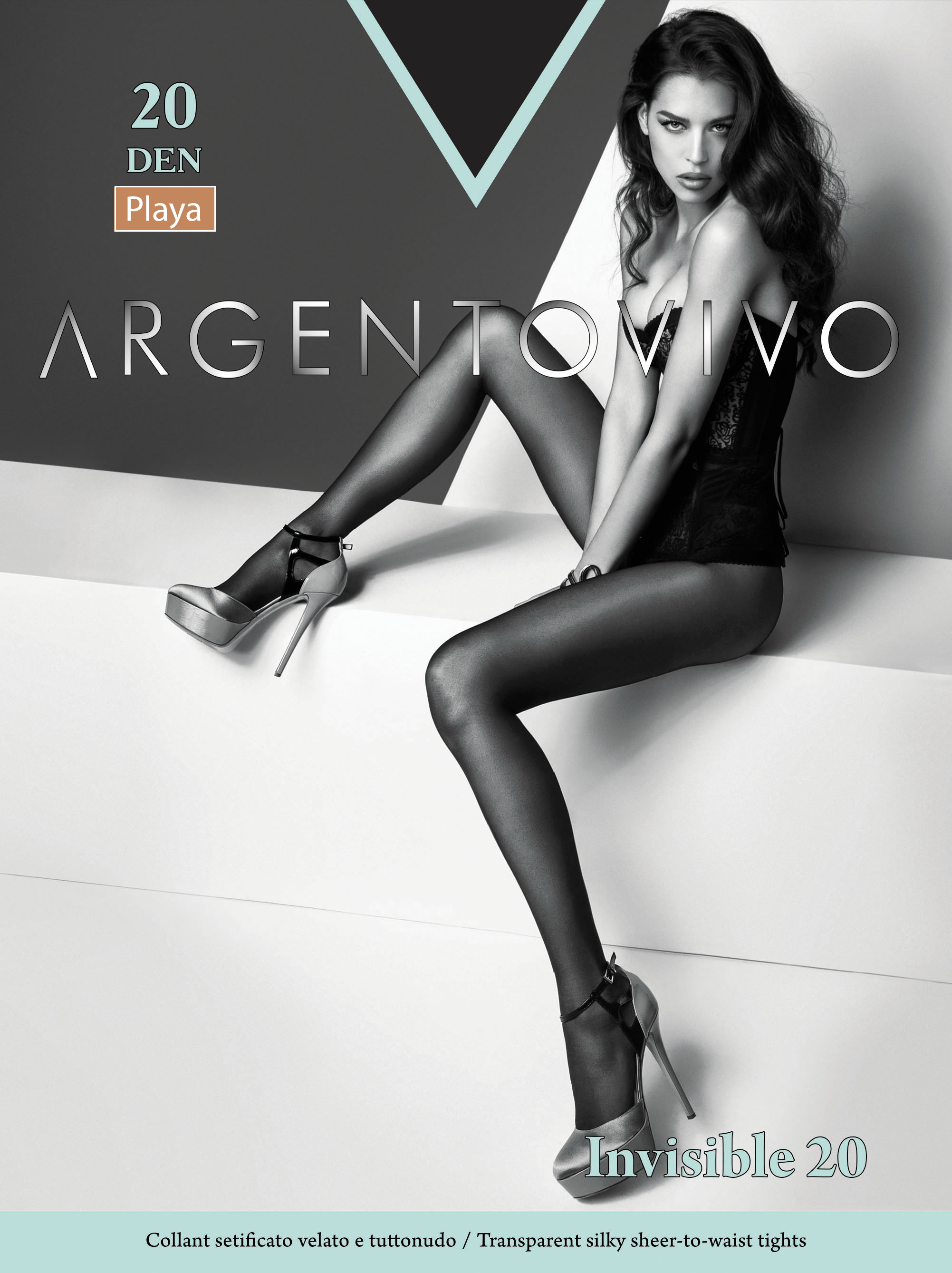 

Колготки Argentovivo Invisible 20 Den 2 р Playa