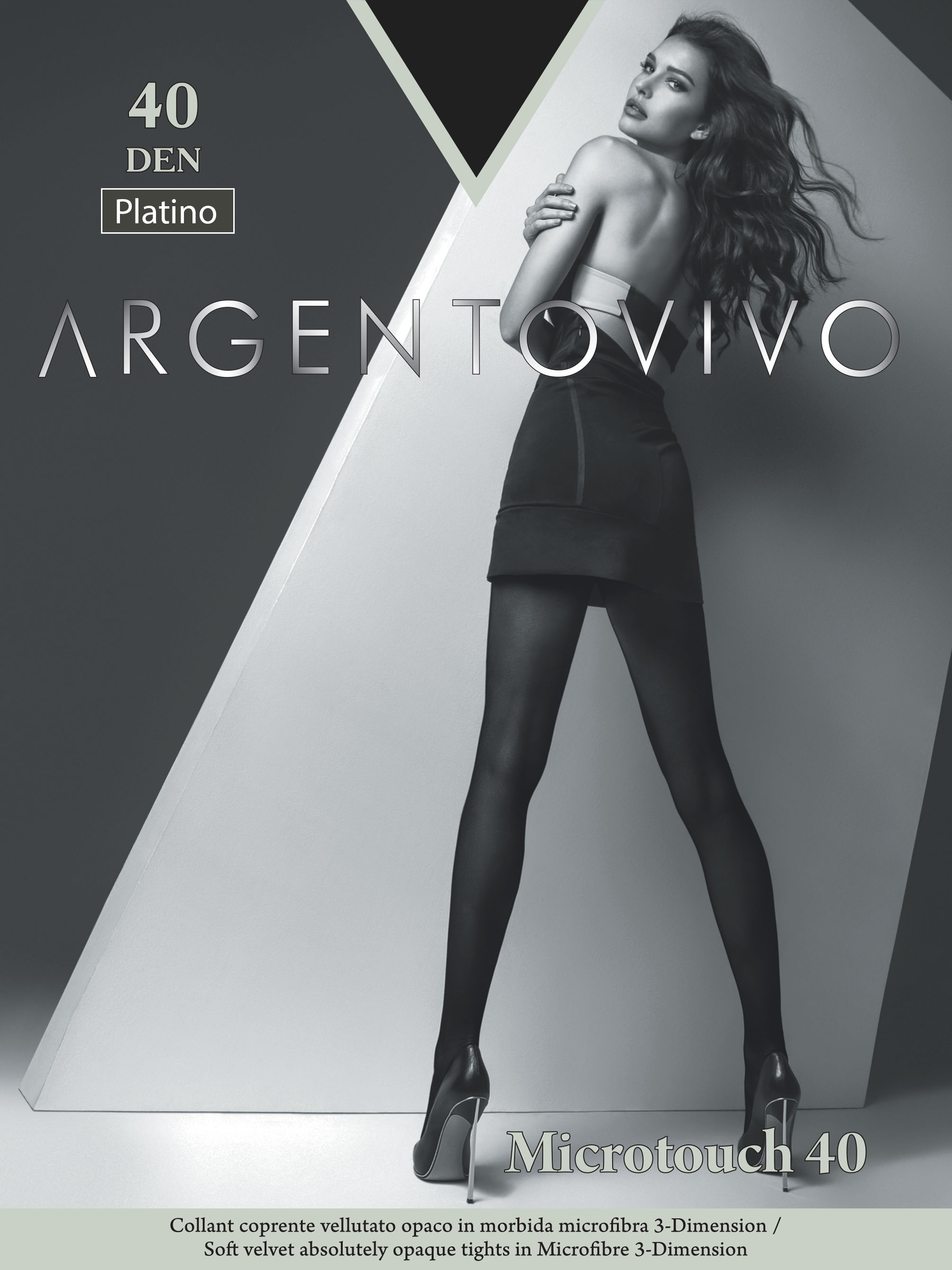 

Колготки Argentovivo Microtouch 40 Den 2 р Platino