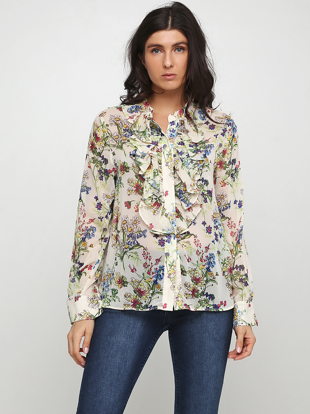 

Блузка H&M KK6350087 40 Разноцветная