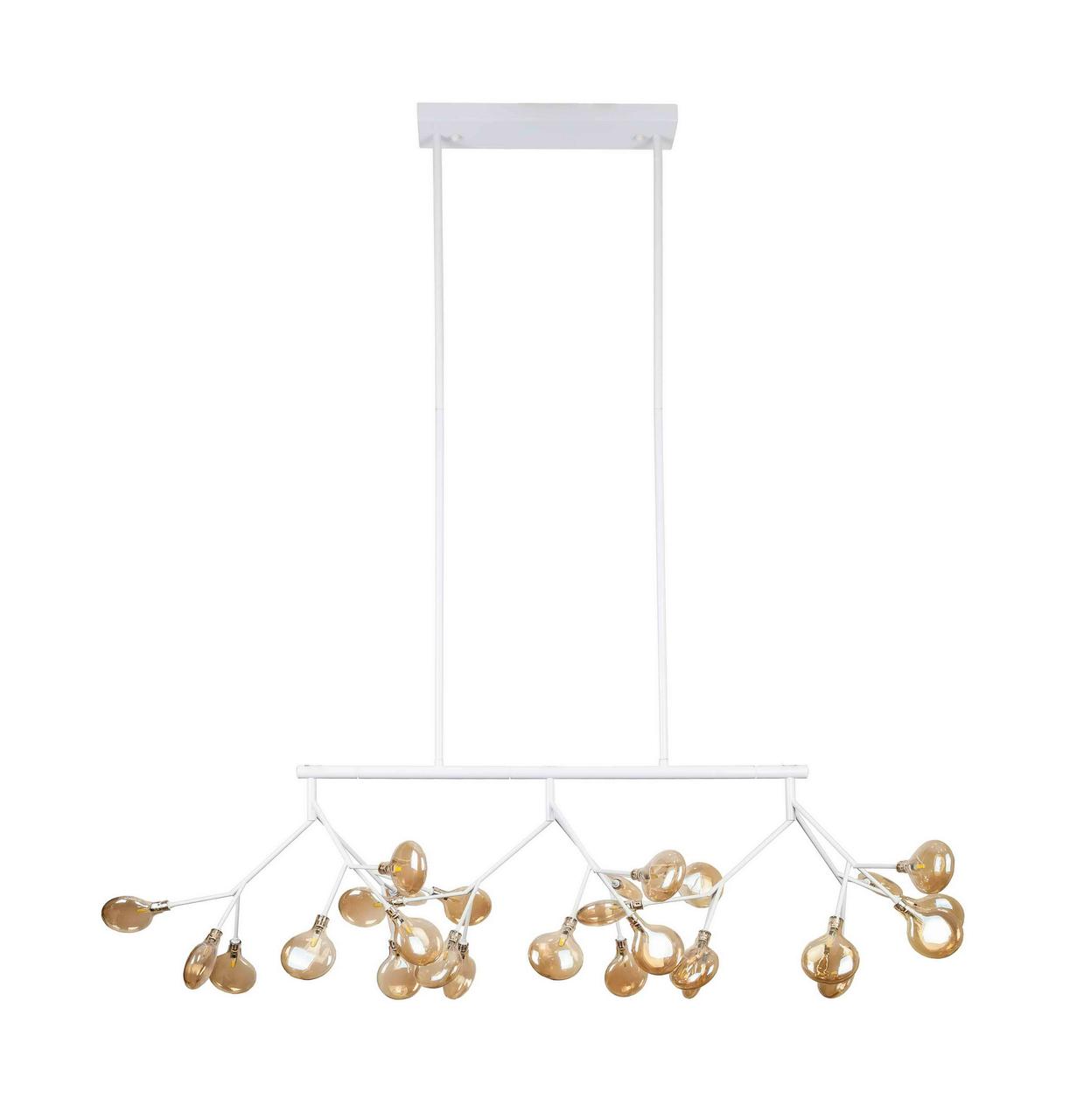 

Люстра LED PETALS Levistella 918LP264-27 WH+BR