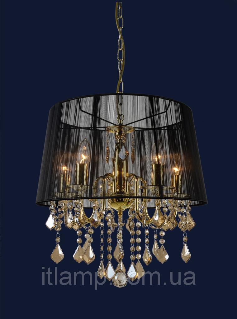

Люстра абажурная Levistella 7205005GD-5GD BLACK
