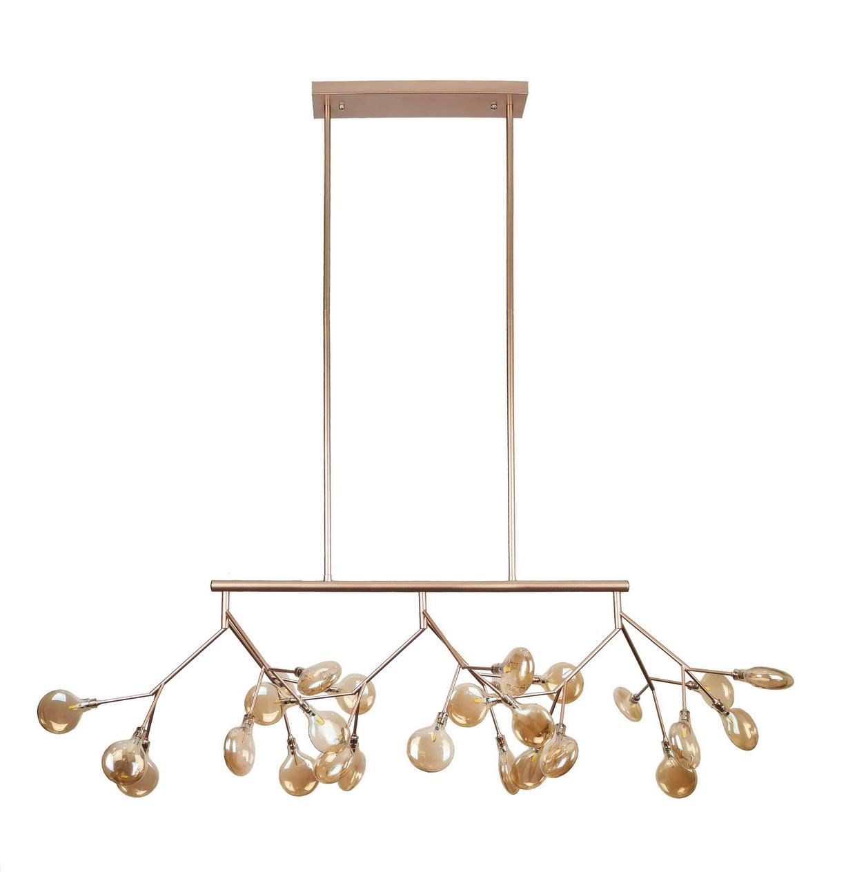 

Люстра LED PETALS Levistella 918LP264-27 RS+BR