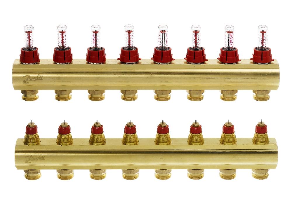 

Коллектор Danfoss FHF 8+8 с ротаметрами (088U0528)