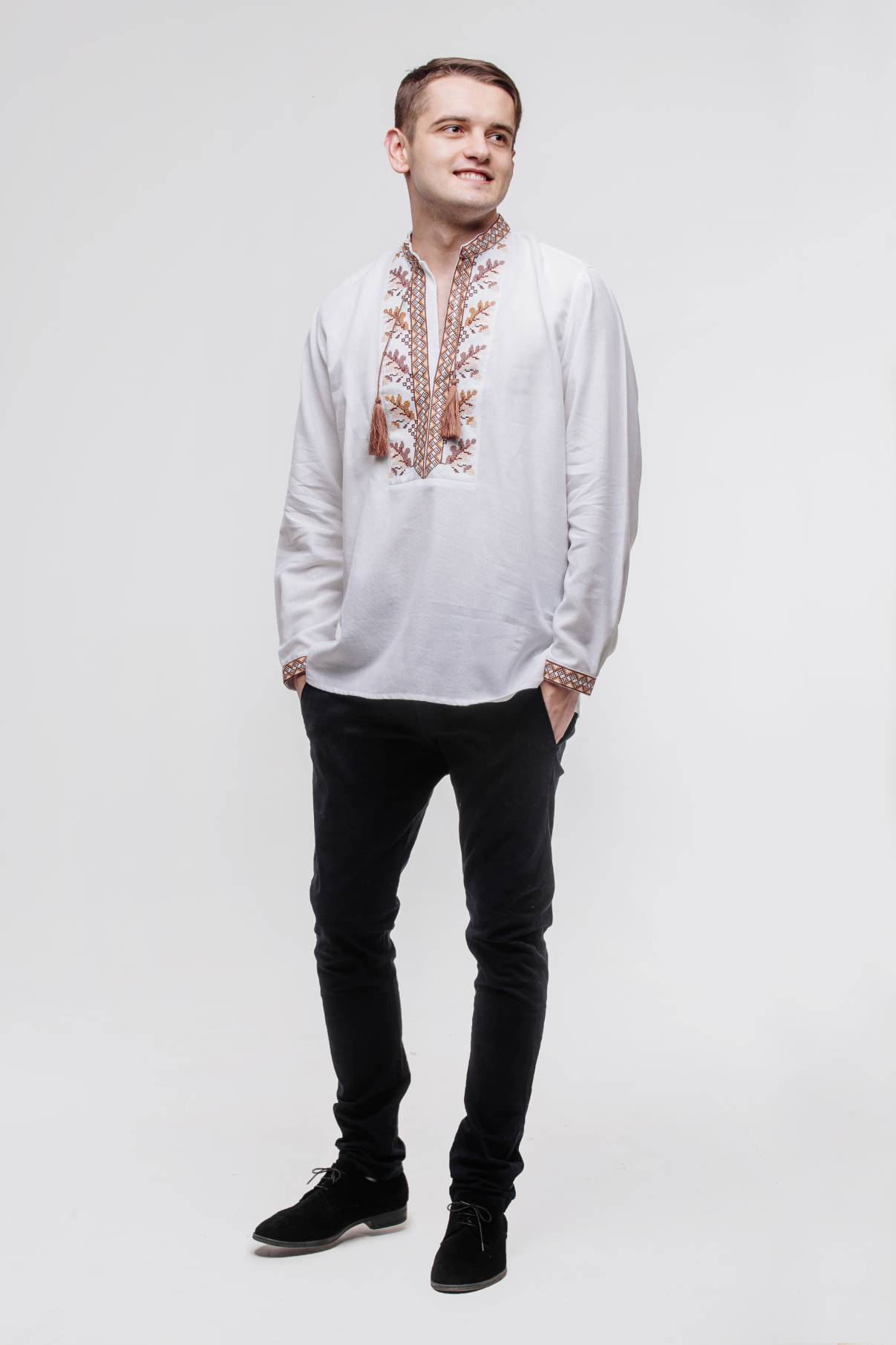 

Вишиванка "Дубовий гай" Сварга Білий  SV-ME0806-0421-01024-38, Вишиванка "Дубовий гай" Сварга Білий 36 SV-ME0806-0421-01024-38