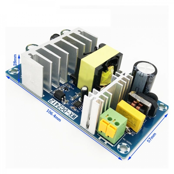 

Импульсный источник питания (блок питания) 12V 8A 96W, WX-DC2412