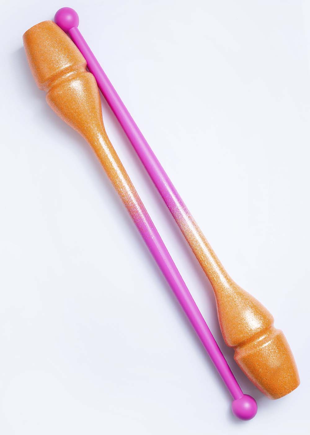 

Булавы для гимнастики SASAKI NEW FIG M 34GH резина 44cm 150g Fresh Pink x Orange (SC34GHx)