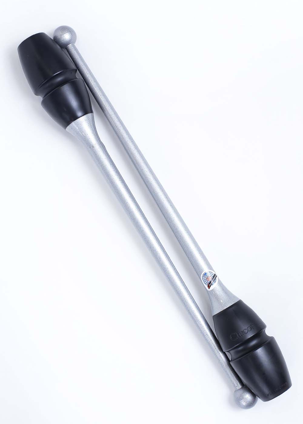 

Булавы для гимнастики CHACOTT HI GRIP пластик+резина 45.5cm Silver (CC65202)
