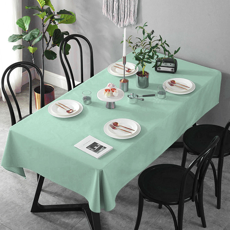 

Однотонная скатерть с акриловой пропиткой Time Textile Dali Лазурь Бирюзовый TT160162 140x200