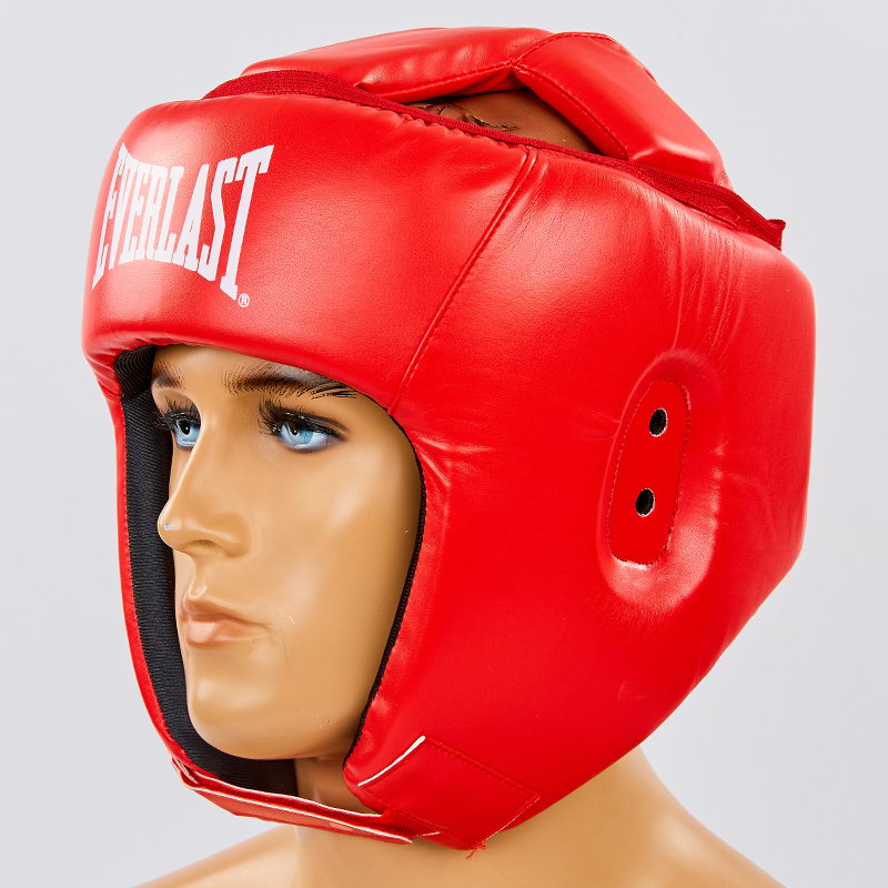 

Шлем боксерский открытый с усиленной защитой макушки PU EVERLAST Размер S BO-8268-R