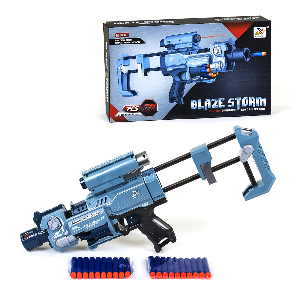 

Автомат с мягкими патронами Blaze Storm MiC (ZC7083) (113563)
