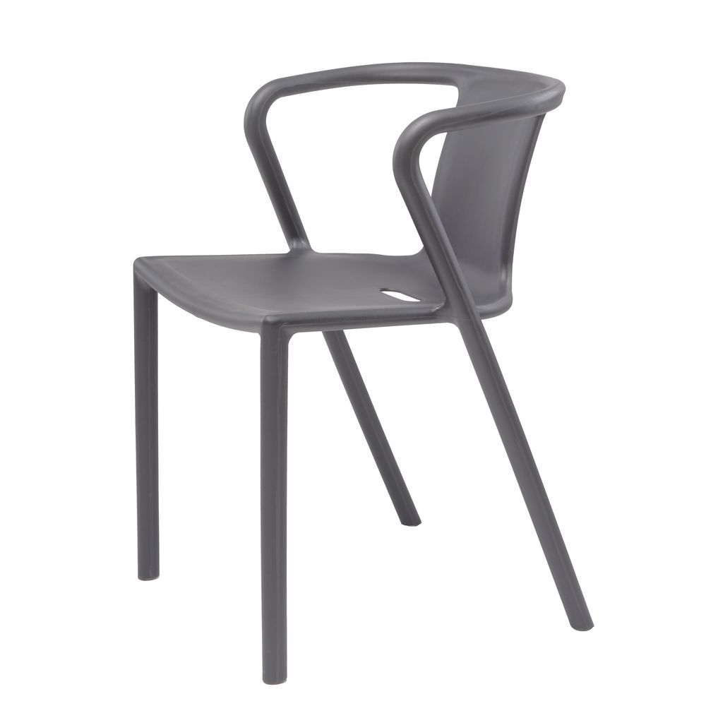 

Стул для кухни, кафе, бара, ресторана Space полипропилен серый графит Concepto