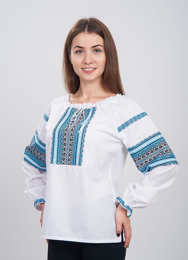 

Вышиванка Vyshyvanka "Тканая нашивка"  Белая 0040, Вышиванка Vyshyvanka "Тканая нашивка" 50 Белая 0040