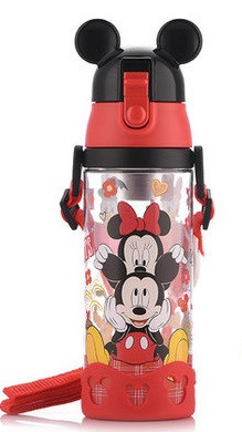 

Бутылка для воды детская Disney Mickey Mouse красная 530 мл.