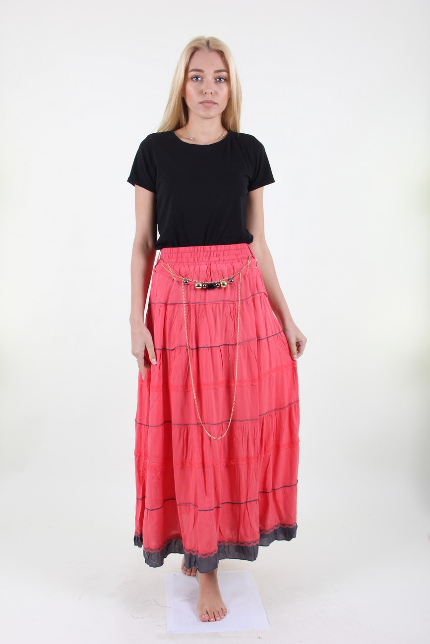 

Юбка женская XIAOJI 13127 (Кораловый /XL, Юбка женская XIAOJI 13127 (Кораловый L/XL)