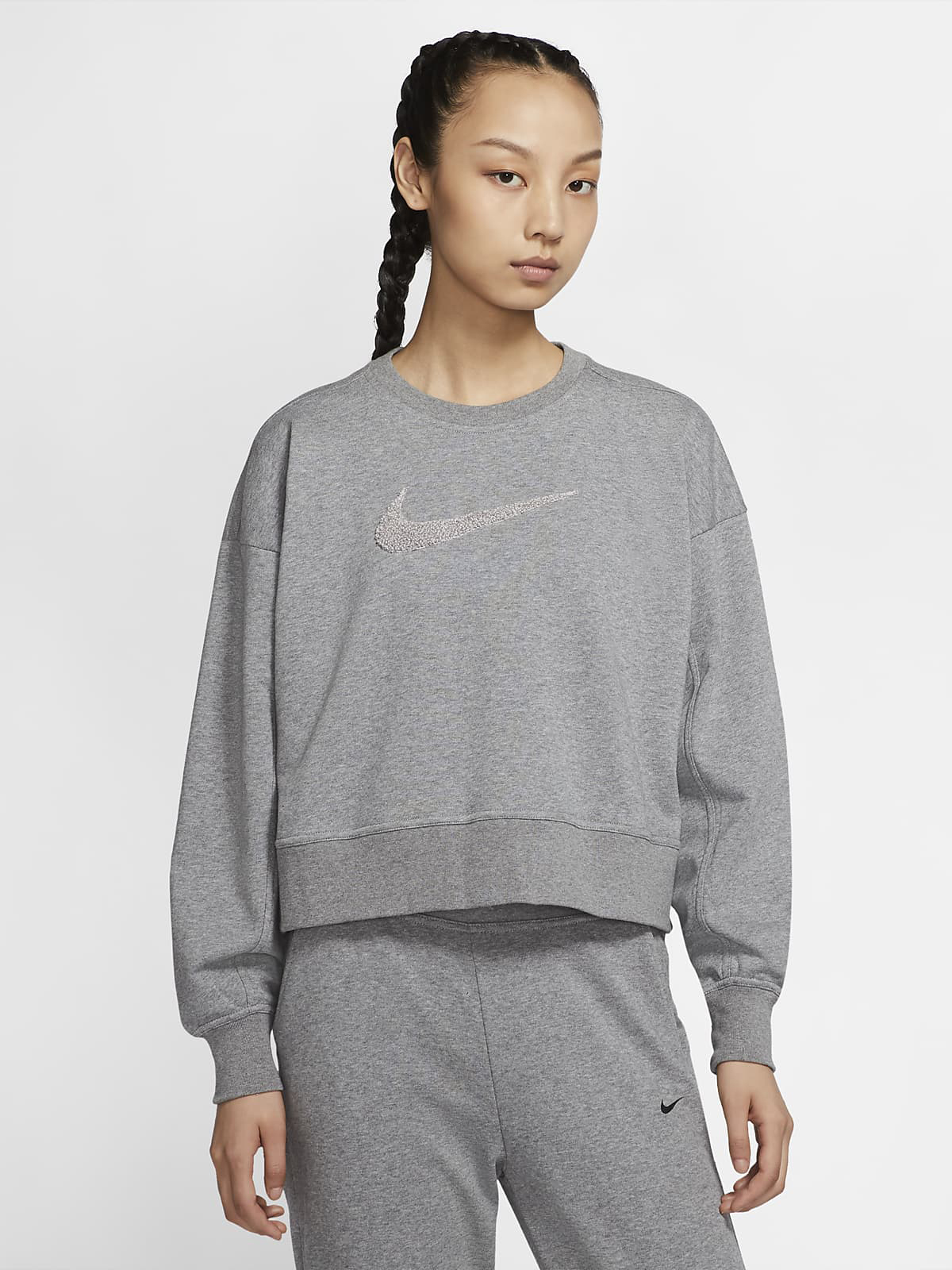 

Свитшот Nike W Nk Dry Get Fit Crew Swsh CU5506-091 M
