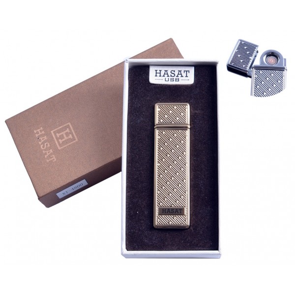

USB зажигалка в подарочной упаковке "Hasat" (Двухсторонняя спираль накаливания) №4800-6