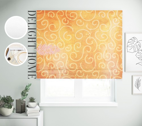 

Римская штора с фотопечатью 02-035 система Light I&H Джуси велюр 40*170 см