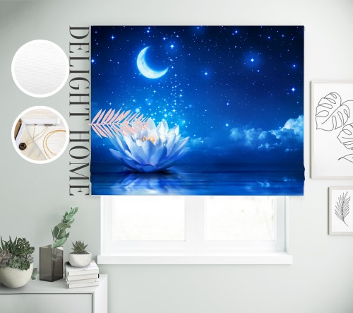 

Римская штора с фотопечатью 08-122 система Light I&H Джуси велюр 300*170 см