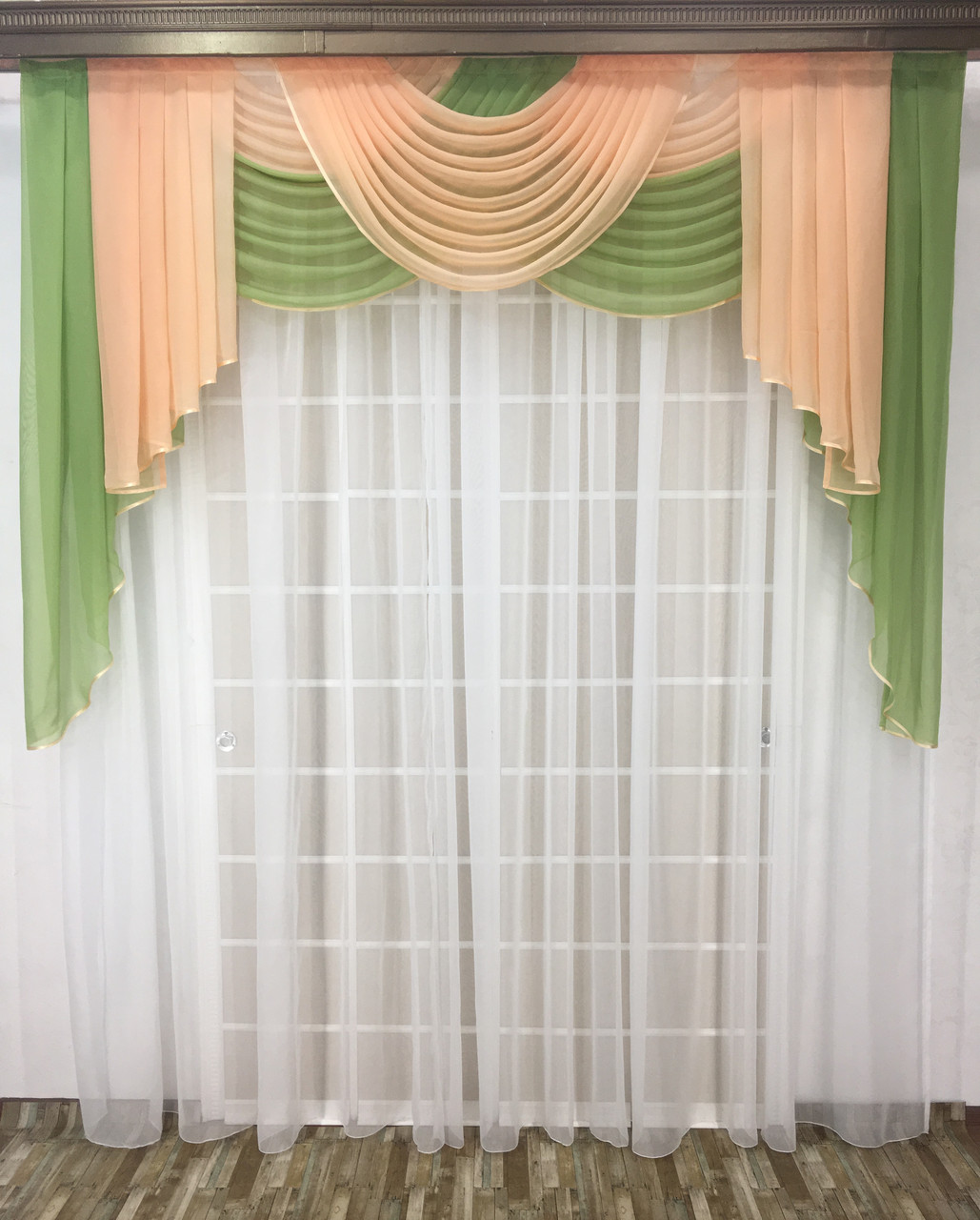 

Ламбрекен Декор Текстиль "Молли" (для карниза 2м длиной)