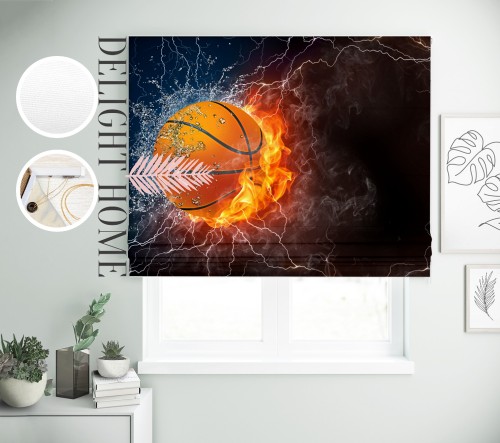 

Римская штора с фотопечатью 10-540 система Light I&H Джуси велюр 290*170 см