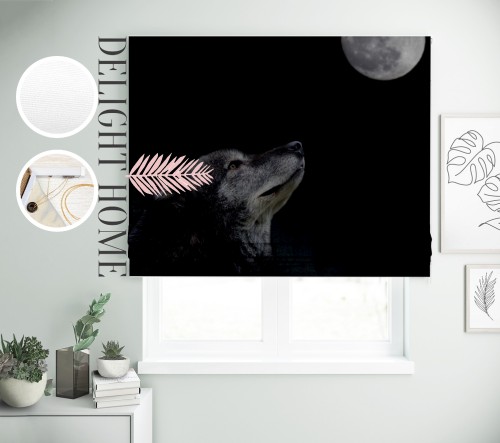 

Римская штора с фотопечатью 08-108 система Light I&H Джуси велюр 200*170 см