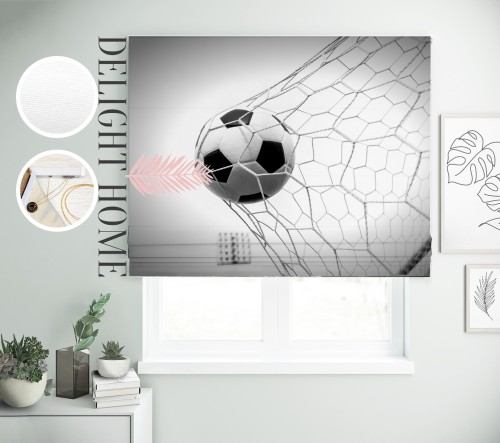 

Римская штора с фотопечатью 10-042 система Light I&H Джуси велюр 300*170 см